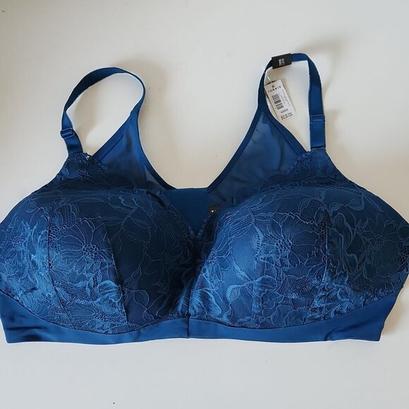 NWT TORRID | Dream Wirefree Bra Teal Blue Green Sz 46DD - Picture 3 of 7